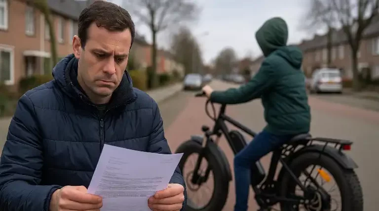 Opgevoerde fatbike levert gezin enorme rekening op.