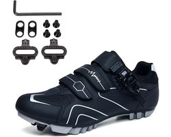 Herens Fietsschoenen MTB & Spin Fietsen - Compatibel met SPD Schoenplaten