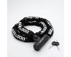 Maxx-Locks Picton Kettingslot - Art 2 Fietslot - Ketting van 8,3 mm Dikke Schakels - Slot met ART keurmerk - Geschikt voor Electrische Fiets en Fatbike - 90 cm