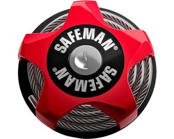 Safeman Mountainbike & Racefiets Slot - Fietsslot - Compact & Multifunctioneel - Rood - 75cm