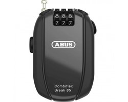 ABUS Compact kabelslot - Zelf-oprolbaar - Cijfercode instelbaar - 85 cm - Zwart