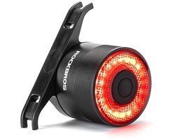 Smart Fietsachterlicht met Remsensor – Zeer Helder 90 Lumen - USB Oplaadbaar - Auto aan/uit - Lichtsensor - Remsensor - Aluminium Behuizing