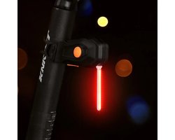 Klikkopers ® CyGlow Fietsverlichting- Fietslamp achterlicht - Achterlicht Fiets Oplaadbaar - LED - 60 lumen - Waterdicht - fietslampjes - Achterlamp fiets - Fietslamp - Fietsverlichting USB oplaadbaar -