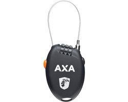 Axa - Roll - Kabelslot - Voor accessoires - 75 cm lang - 3-cijferige code - zwart