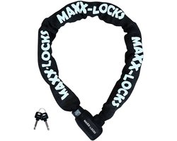 Maxx-Locks Kettingslot - Art 2 Fietsslot - Ketting van Gehard Stalen Schakels - Slot met ART Keurmerk - Geschikt voor Elektrische Fiets en Fatbike - 90 cm