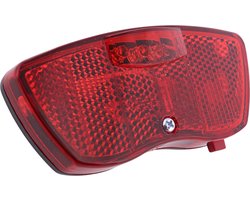 Craved Achterlicht Lumz - 3 LED - Batterij - Met reflectie - Montage op bagagedrager - Fietslamp