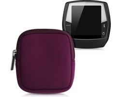 kwmobile hoesje voor e-bike display - Waterdichte display cover elektrische fiets - Van neopreen in braam