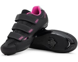 Comfortabele en Ademende Indoor Fietsschoenen voor Dames - Spin Schoenen Compatibel met Look Delta en SPD