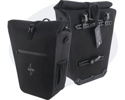 Voltano Luxe E-bike Fietstas 28L – Zwart – Pakaftas Met Laptop vak – 100% Waterdicht - Met Schouderband