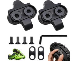 Set Fietsplaatjes Schoenplaatjes voor SPD Pedalen Inclusief Schroeven