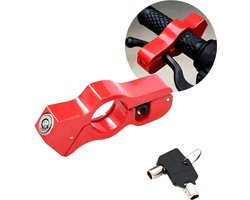 Stuurslot voor Scooter, Fiets – Universeel Beveiligingsslot met Sleutel  – Aluminium Anti-diefstal Handremslot – Max. Stuurdikte 3,7 cm
