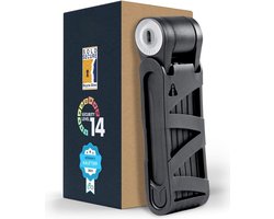 Vouwslot - Slot voor Electrische Fietsen en Fatbike - Fietsslot - Voor elk type Fiets - Met Houder