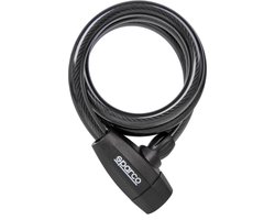 Sparco StrongLock Fietsslot 12x1200mm Zwart