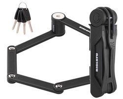 Opvouwbaar Fiets- en Scooterslot van Robuuste Staallegering met Antislip Montagebeugel en Sleutels