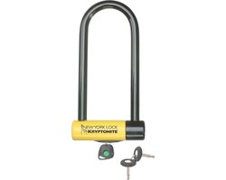 Fiets U-lock Beveiligingsslot Zwart/Geel - Hoogwaardige Cyclische Veiligheid