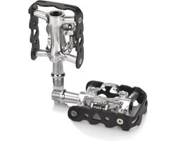 XLC Freestyle PD-S20 – Fietspedalen MTB – Klikbevestiging – 9/16" – Aluminium – Zwart