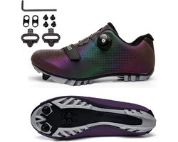 Fietsschoenen Racefiets en Mountainbike SPD Compatibel Uniseks Schoen met Draaisluiting