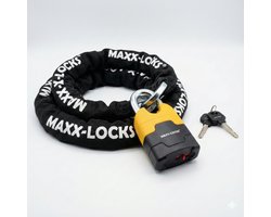 Maxx-Locks Ohura ART 4 Motorslot / Scooterslot - Kettingslot met 12 mm Dikke Schakels - Art Gekeurd Slot voor Motor en Scooter & Brommer - 180 cm