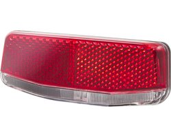 Spanninga Compact achterlicht - heldere LED - batterijgevoed - 97 mm - lichtgewicht