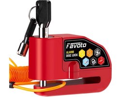 Schijfremslot met Alarm - Fatbike slot - Remschijfslot - scooter - fatbike- elektrische fiets - motor - bescherm je tweewieler -