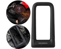 Rockbros U-lock Fiets Diefstalbeveiliging 22,5mm Zwart