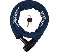 Benson Pantserslot met canvas hoes - 18x1200 mm - Zwart en rood - Inclusief 2 sleutels