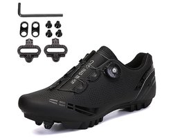 Mountainbike Fietsschoenen voor Heren - Compatibel met SPD Pedalen - Perfect voor Race en Indoor Cycling