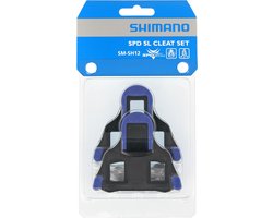 Shimano SPD-SL Schoenplaatjes SM-SH12 - 2 graden speling - blauw