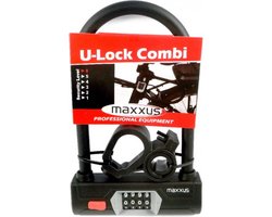 Maxxus U-slot met combinatie ZWART One Size