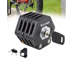 Opvouwbaar Fiets Remslot - Sterk en Draagbaar met 3 Sleutels