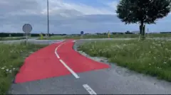 Waarom is het fietspad zo felrood?