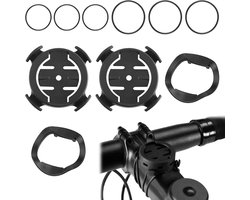 2-delige Voorste Fietscomputer Houder - Universele Bevestiging voor Garmin Edge 130 tot 1000 Series - Inclusief Montageset - Geschikt voor Racefietsen en MTB