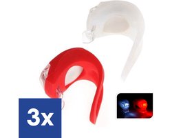 Fietsverlichting Set - Fietslampjes - Voor en Achterlicht - Silicone - Waterdicht - 3 x set van 2
