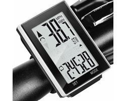 Fietscomputer - Draadloos - Digitaal - Met calorieteller - Kilometerteller - 16 Functies