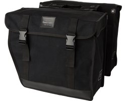 Fastrider Canvas Hybride 93 Dubbele Fietstas Zwart - 41L