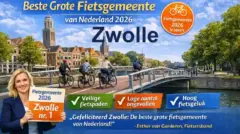 Zwolle beste grote fietsgemeente van Nederland in 2026