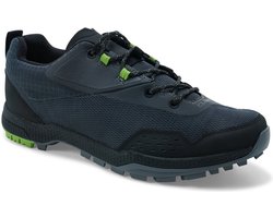 CUBE Sportschoenen ATX OX - Fietsschoenen - Wandelschoenen - Vetersluiting - Grijs/Zwart/Groen - Maat 39