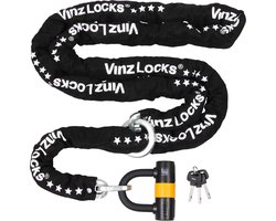 VINZ Trivor ART 4 Slot 300cm - Extra Lang Goedgekeurd Bootslot / Motorslot / Bakfietsslot - 3 meter