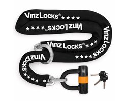 VINZ Trivor ART 4 Slot 200cm - ART 4 Kettingslot - Gecertificeerd Bootslot, Motorslot - 2 Meter Lang