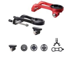 Fiets Computer Mount Houder Stuur Extension Adapter Garmin Zwart