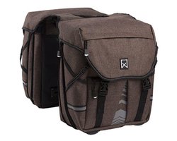 Willex Bagagetas 1200 - Dubbele Fietstas - 28 liter - Bruin