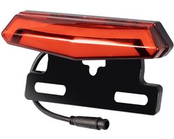 LED Achterlicht voor Fatbike V20 – Remlichtfunctie – Heldere Achterlamp met Montagebeugel