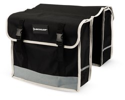 Dunlop Dubbele Fietstas - 26L - waterdicht - zwart