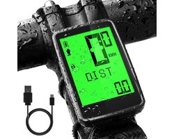 Kilometerteller Fiets - Snelheidsmeter - Fietscomputer Draadloos