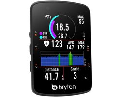 Bryton Rider 550e Fietscomputer Transparant