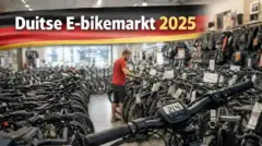 Duitse fietsenmarkt stabiliseert nu e-bikeverkoop 2 miljoen stuks bereikt