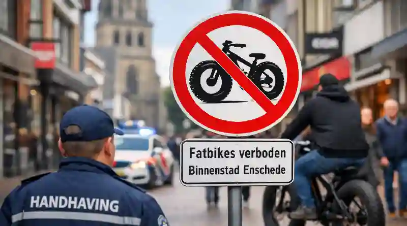Fatbikeverbod Enschede: boa’s handhaven, politie niet