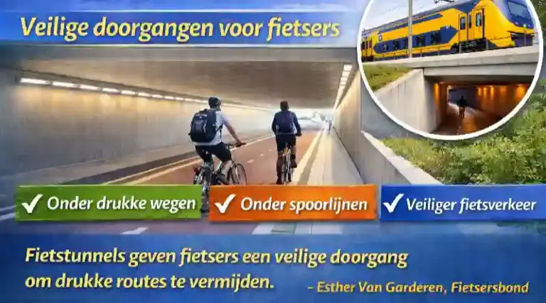 Fietstunnels: veilige doorgangen voor fietsers