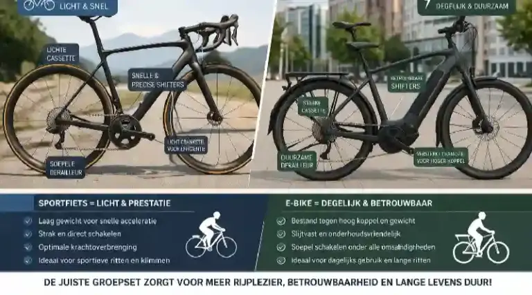 Groepset per aandrijving: licht of degelijk kiezen