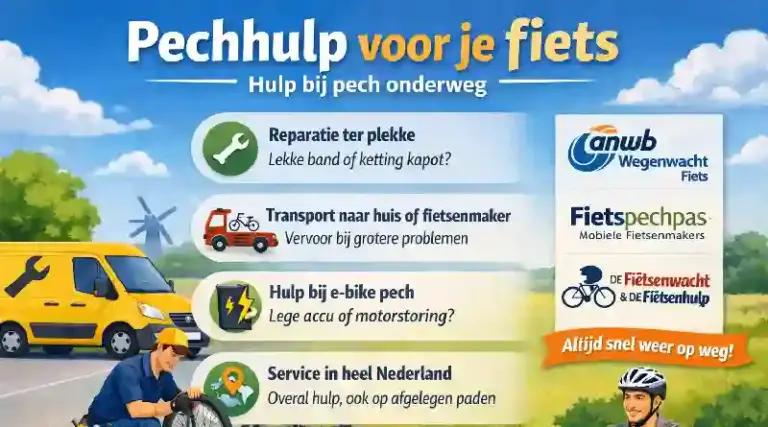 Pechhulp voor je fiets